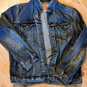 Levi's denim Mens button front jacket